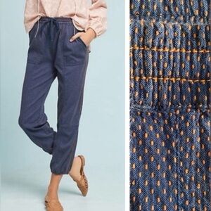 Anthropologie Blue and Orange Pants
